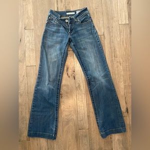 Girls woman’s Stetson trouser jeans flare leg size 0 waste 23 24